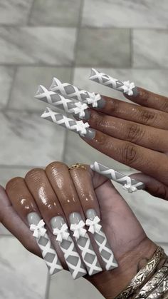 Exotic Summer Nails, Vanilla Girl, Girl Things, Long Acrylic Nails, Cute Acrylic Nails, White Nails, Long Nails, Cute Nails