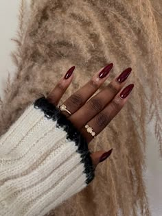 Fall nails 2023, October nails, fall nail design, red fall nails, fall nails red, burgundy fall nail Burgundy Acrylic Nails, Paznokcie Hello Kitty, Kutek Disney, Wine Nails, Red Acrylic Nails, October Nails, Nagel Tips, Nails Now, Work Nails