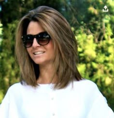 Pin by Karin Hodson Quiterio on Haircuts in 2022 | Haircuts for wavy hair, Medium hair styles, Brown blonde hair Medium Layered Hair, Shoulder Length Hair Cuts, Haircut For Thick Hair, Medium Hair Cuts, Shoulder Length Hair, Hair Color Ideas, Medium Length Hair Cuts, Hair Today