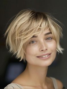 Bang Hair, Pixie Crop, Shaggy Short Hair, Long Pixie Cuts, Short Brown Hair, Penteado Cabelo Curto, Happy Hair, Short Bob, Short Hairstyles For Women