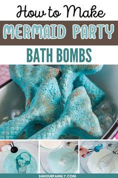 Bring mermaid vibes to life with party bath bombs! They’re perfect for creating an underwater-themed celebration full of glitter, fizz, and fun. mermaid crafts, natural bubble bath recipes, how to make a bath bomb, bath boms dIY, DIY bath bombshell for kids, non-screen activities, DIY Bath bombs, bath bomb ideas, bath bomb recipe Bath Bombshell, Bath Bomb Ideas, Bath Boms Diy, Natural Bubble Bath, Mermaid Bath, Bath Bomb Recipe, Bath Boms, Mermaid Magic, Mermaid Crafts