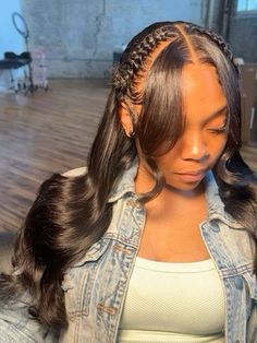 𝘧𝘰𝘭𝘭𝘰𝘸 𝘧𝘰𝘳 𝘮𝘰𝘳𝘦 𝘤𝘶𝘵𝘦 𝘱𝘪𝘯𝘴 ☁️ Braided Hairstyles For Black Women Cornrows, Sleek Ponytail Hairstyles, Frontal Wig Hairstyles, Sew In Hairstyles, Birthday Hairstyles, Hoco Hairstyles, Quick Weave Hairstyles, Quick Braided Hairstyles, Frontal Hairstyles