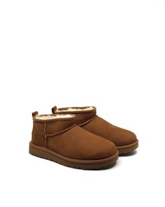 Ugg Classic Ultra Mini Chestnut - Dear Lucy Wedge Winter Boots, Ugg Ultra Mini, Ugg Classic Ultra Mini, Sneakers And Socks, Ugg Classic, Boots For Sale, Suede Heels, Slip On Sneakers, Ugg Boots