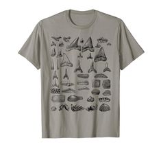 PRICES MAY VARY. Shark Teeth Shirt This shark teeth design and other EncycloArt designs are for oceanography, science, and natural history nerds. Lightweight, Classic fit, Double-needle sleeve and bottom hem Jellyfish Shirt, Shark Clothes, Ocean Marine Life, Teeth Design, Nautical Outfits, Shark Shirt, Shark T Shirt, Oceanography, Sea Animal