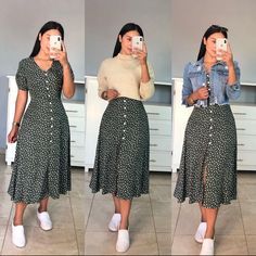 Casual Office Summer Outfits Women, Christian Dress Outfit, Modest Women Outfits, Casual Long Skirt Outfits, Modest Skirt Outfits Casual, Modern Modest Outfits, Pentecostal Outfits Casual, Modest Outfits Christian, Modest Fashion Casual