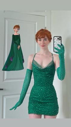 Ariel Inspired Dress, Frozen Inspired Outfits, Anna Halloween Costume, Anna Frozen Costume, Disney Princess Inspired Outfits, Halloween Couples Costumes, Frozen Outfits, Anna From Frozen, Princess Inspired Outfits