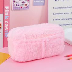 45889087275225 Pencil Case Kawaii, Pink Castle, Handbags For School, Kawaii Stationery, Makeup Organizer, Stationery Pens, Pencil Bags, Cosmetic Storage, Pen Case