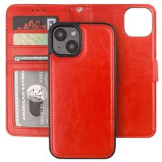 an iphone case with a credit card slot