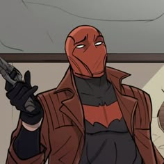 Red Hood Jason Todd Icon, Webtoon Batfamily, Jason Todd Icon Comic, Jason Todd Drawing, Red Hood Jason Todd Fanart, Red Hood Drawing, Red Hood Tattoo, Red Hood Pfp, Red Hood Art