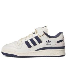 adidas Forum 84 Low 'White Shadow Navy' IE9935 - KICKS CREW Adidas Shoes Mens, White Shadow, Limited Edition Sneakers, Adidas Fashion, Dream Shoes, Sport Sneakers, Stylish Sneakers