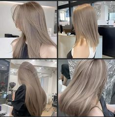 Milktea hair Milk Tea Hair Color Short, Milktea Hair Color For Short Hair, Milktea Hair Colour, Milky Beige Hair, Milktea Hair Colors Korean, Milktea Hair Color, Milk Beige Hair Color, Milktea Brown Hair Color, Milk Tea Brown Hair