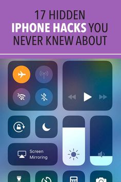 an iphone with the text 17 hidden iphone hacks you never knew about