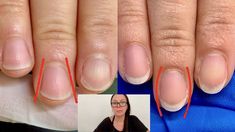 Natural Nail Shapes, Nail Growth Tips, Oval Nail, Nails Shape, Wide Nails, Diy Skin Care Routine, Nail Care Routine, How To Grow Nails, Round Nails