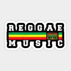 Reggae Rasta Boombox Red Gold and Green Jamaica - Reggae Culture - T-Shirt | TeePublic Caribbean People, Jamaican People, Jamaica Reggae, Roots Reggae, Gold And Green, Vintage Music, Shrek, Gift Stickers