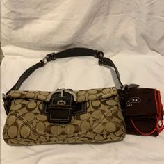 Small Coach Purse, Purchased In 2002. No Rips, No Stains, Excellent Used Condition. Vintage Coach Bags, Coach Bag, Coach Purse, Vintage Coach, Mini Bags, Coach Purses, Coach Bags, Mini Bag, Camera Bag