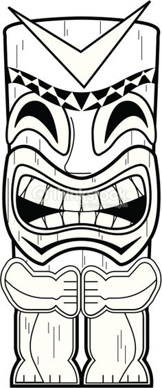 a totema mask with an angry expression on it's face and eyes