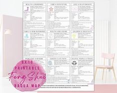 the printable baby shower game is shown with pink and white colors, including stars