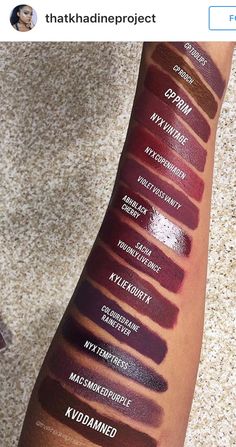 Lip Color Shades, Lipstick For Dark Skin, Makeup 101, Lip Gloss Collection, Beauty Aesthetic, Body Smells, Dark Skin Makeup, Beat Face