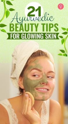 21 Ayurvedic Beauty Tips For Glowing Skin: If you are looking for holistic solutions for your skin care troubles, we have a few Ayurvedic beauty tips for glowing skin that will help you glow inside out. In this article, we have listed a few Ayurvedic tips and purifying habits that you can incorporate into your skin care routine. Keep reading! #beauty #beautytips #skincare #skincaretips #ayurveda Natural Face Pack, Ayurveda Beauty, Tips For Glowing Skin, Ayurvedic Skin Care, Natural Beauty Secrets, Ayurvedic Healing, Beauty Tips For Glowing Skin, Gorgeous Skin