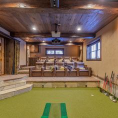 75 Basement Game Room with a Home Theater Ideas You'll Love - January, 2025 | Houzz