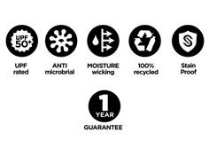 an image of different types of stickers on a white background that say 1 year warrant