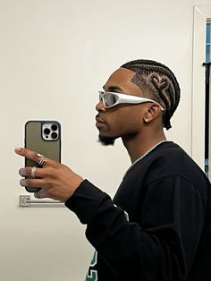 Hair Braids Men Hairstyles, Men’s Braids With Heart, Braids With Line Up Men, Styled Cornrows Men, Cornrow For Men Black, Cornrows With Heart Men, Cane Row Hairstyles, Boys Cornrows With Fade, Cornrows Heart Design