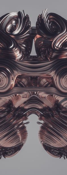 an abstract image with wavy lines and curves