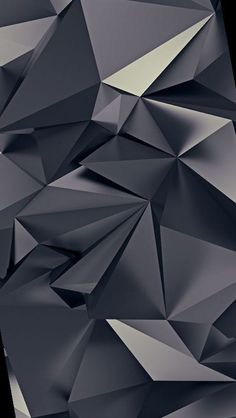 an abstract black background consisting of triangular shapes