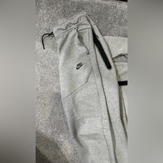 Women’s Nike Tech. New, Worn Once. Small Bleach Stain Shown In Photos. Xs In Hoodie And Small In Pants. Nike Tech, Nike Pants, Track Pants, Black Gray, Nike Women, Pant Jumpsuit, Bleach, Black And Grey, Pants For Women