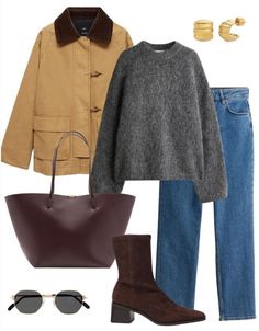 Barn Jacket Outfits, Cold Autumn, Barn Jacket, Jean Jacket Outfits, 2024 Outfits, 90s Fashion Outfits, Mode Inspo, Winter Mode