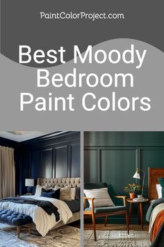 the best moody bedroom paint colors