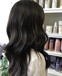 Balayage On Black Hair, Brown Hair Balayage, Hair Makeover, Hair Color And Cut