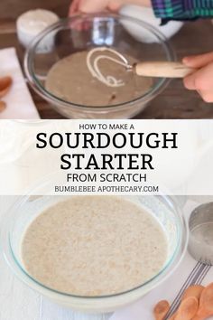 how to make a sourdough starter from scratch