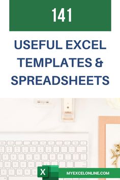 a keyboard and mouse with the text useful excel templates & spreadsheets on it