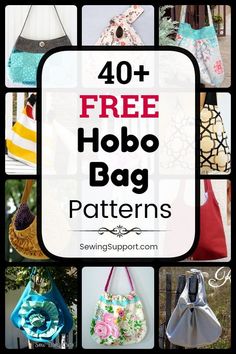 40 free hobo bag patterns to sew