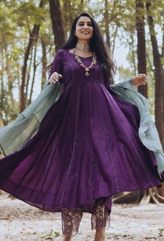 Anarkali Dress Color Combinations, Indian Dress Up, Heavy Dresses