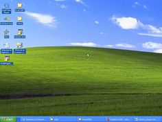 the windows xp wallpaper is clean and ready to be used in any operating environment