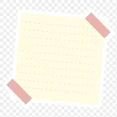 a piece of paper with pink tape on it clipart - notepad png