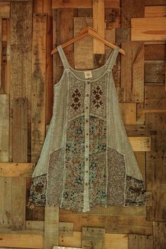 Bohemian Cottage Core Fall Button Down Dress, Patchwork Mini Dress, Tie Back Dress, Hippie Grunge Style Embroidered Jumper - Etsy Amazon List, Hippie Grunge, Embroidered Jumper, Dress Cottage, Bohemian Cottage, Tie Back Dress, Boho Style Outfits, Grunge Style, Button Down Dress