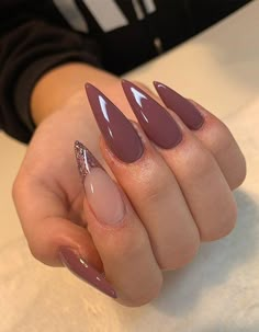 Maquillage On Fleek, Brown Nail, Elegant Nail, Elegant Nail Designs, Fall Acrylic Nails, Elegant Nails, Pretty Acrylic Nails