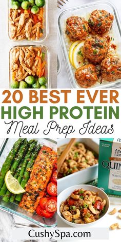 20 best ever high protein meal prep ideas