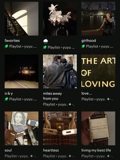 the art of loving - screenshots are displayed on an iphone screen, and there is