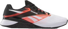 Amazon.com: Reebok Unisex Nano X4 Sneaker, Black/Footwear White/Orange Flare, 11 US Men Sneakers Reebok, Black Footwear, Shoe Technology, Pumping Iron, Reebok Sneakers, Road Runner, Gym Time