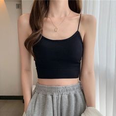 Women Crop Tops Sexy Solid Color Camisole Ice Silk Tube Top Seamless Sports Tank Top Wireless Silk Tube Top, Women Crop Tops, Sports Tank Top, Sport Tank Tops, Padded Bras, Tube Top, Women Crop, Crop Tops Women, Bralette