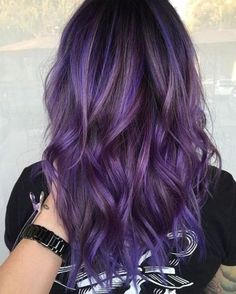 Rainbow Balayage, Balayage Ideas, Purple Ombre Hair, Color Balayage, Brunette Balayage Hair, Hair Color Purple, Popsugar Beauty, Hair Balayage, Short Hair Balayage