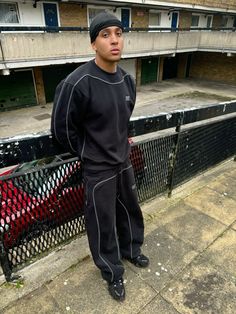 Uk streetwear, nike shox, kroen, streetwear, sports life, baggy tracksuit, uk fashion, sportswear, nike, fit pic Nike Fashion Men, Uk Style Men Streetwear, Tracksuit Men Aesthetic, Long Sleeve Tee Outfit Men, Uk Winter Drip, Nike Shox Outfit Men, Baggy Tracksuit Outfit, Uk Mens Fashion Streetwear, Fit Pics Aesthetic