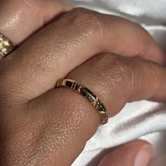 18k Solid Gold Used With Normal Wear And Scratches Original Packaging Not Included Sz 6.25 3.5 Grams Will Be Authenticated At Posh Hq Tiffany Atlas, Gold Tiffany, Tiffany Co Jewelry, Ring Color, Tiffany & Co., Womens Jewelry Rings, Solid Gold, 18k Gold, Women Jewelry