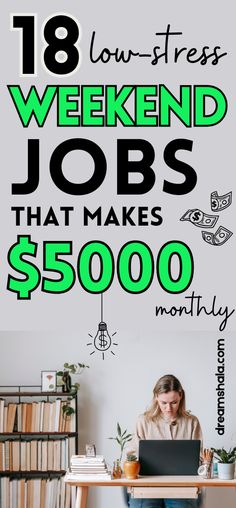 Want to make some extra cash with the best part-time jobs in weekends? Whether you're looking for remote opportunities or side hustle ideas that let you work from home, I’ve gathered the top gigs to boost your income. These roles are perfect for anyone needing flexible hours to make extra money. Start transforming your weekends into a profit-making time! #weekendjobs #parttimejobs #sidehustles #sidehustleideas Best Part Time Jobs, Weekend Jobs, Shopify Marketing, Teaching English Online, Proofreading Jobs, Money Strategy, Data Entry Jobs, Survey Sites