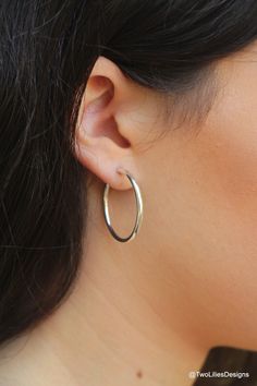 Silver Hoop Earrings Medium, Black Onyx Hoop Earrings, Hoop Earrings Medium, Simple Silver Earrings, Medium Hoop Earrings, Geode Earrings, Hammered Hoop Earrings, Bar Stud Earrings, Women Earrings