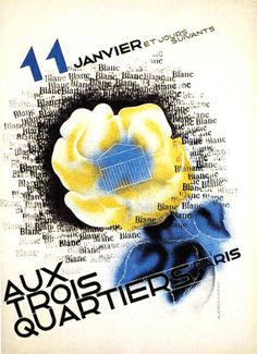 an image of a flower with blue and yellow petals on it's side, as well as text